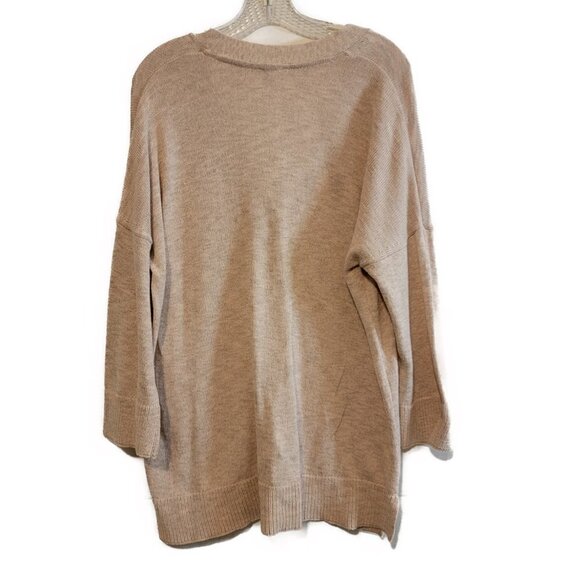 Pure Jill  one button cardigan - Oatmeal- sz Large Tall - Picture 4 of 5